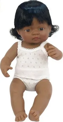 Produktbild von Miniland Baby hispanische Mädchenpuppe 38 cm