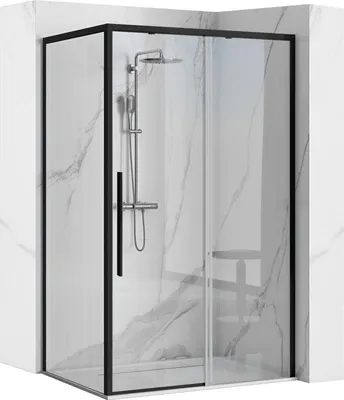 Immagine prodotto di Cabina Doccia Rea Solar Black 90X120