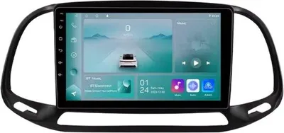 Image de Autoradio avec Bluetooth et CarPlay pour Fiat Doblo (2015-2019) – Compatible avec Apple et Android – Système stéréo – Système de navigation
