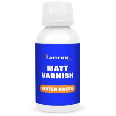Produktbild von Acryllack Farblos 120 ml Matt | Glanzlack | Glänzend Klarlack für Acrylfarben | Acryllack Farblos auf Wasserbasis | Überlack Acrylfarbe für Durchgetro