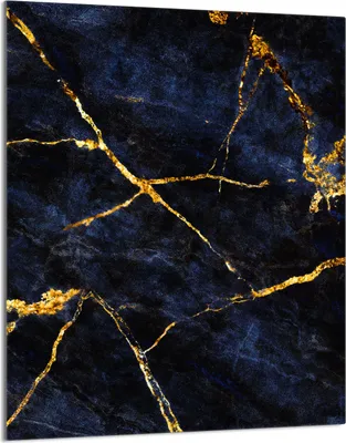 Produktbild von Herdabdeckplatte 40x52 Glaskeramikkochfeld Abdeckung Spritzschutz Glasplatte Deko Schneidebrett, Marmor Golden