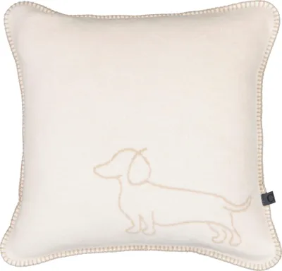 Produktbild von Cawö Kissenhülle We love dogs Natur Beige (50x50 cm)