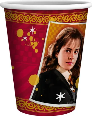 Produktbild von Harry Potter Becher 250 ml 10er-Pack Papierbecher Hermine für Kindergeburtstag