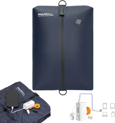 Productafbeelding van 38 l TPU vacuümzak voor op reis met mini-luchtcompressor - IPX8