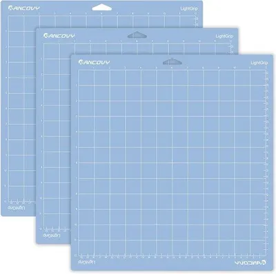 Image de Tapis de découpe de précision 30 x 30 cm, bleu, lot de 3