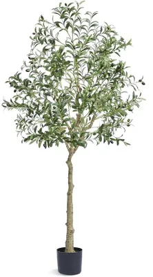 Produktbild von Famanu Kunstbaum Olivenbaum 179 cm mit Topf - Grün