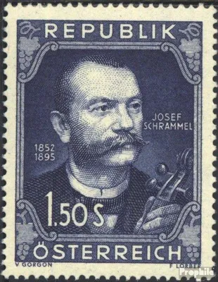 Produktbild von Briefmarken Österreich 1952 Mi 970 (kompl.Ausg.) postfrisch J. Schrammel
