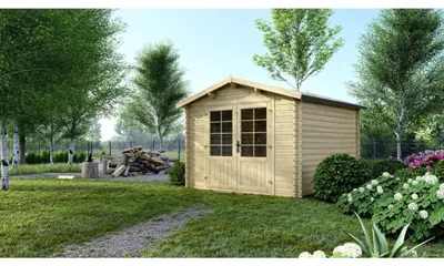 Produktbild von Gartenhaus, Gerätehaus 9m2 - 3x3m - 28mm