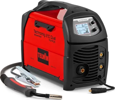 Produktbild von Inverter Multiprozess-Schweißgerät Technomig 210 Dual Synergic - 230V - TELWIN - 816231