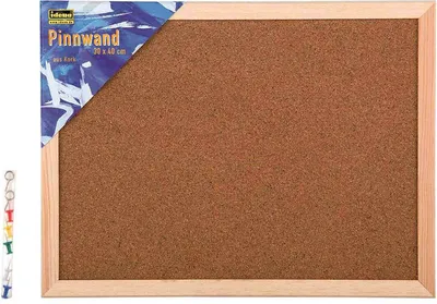 Produktbild von Idena Pinnwand 40,0 x 30,0 cm Kork braun