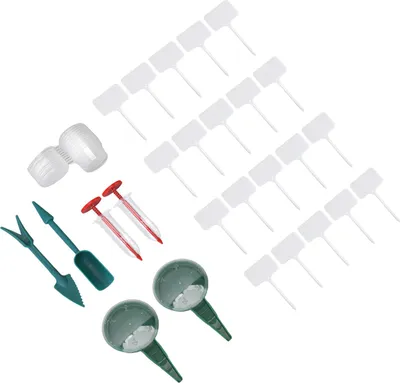 Image de Distributeur de semences manuel en plastique, facile à utiliser, portable, avec 5 limes, pour la culture de légumes et de fleurs