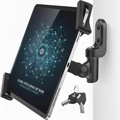 Diebstahlsichere Tablet Wandhalterung für 7-13 Zoll Tablets - Universeller Sicherheitsständer für iPads