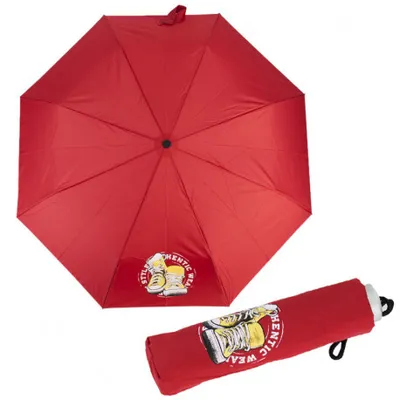 Obrázek produktu pro Doppler Mini Light Cool Kids - dětský skládací deštník, červená, plná barva