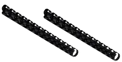 Produktbild von GBC Plastikbinderücken DIN A5 14-Ringe 8 mm schwarz 100 Stück