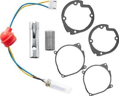 Produktbild von VEVOR 8 V Glühkerzenstecker Reparatursatz Glühzündkerzensatz für Dieselheizung mit Zerstäubungsnetz, kompatibel mit 2/5/8 kW Standheizung, Dieselheizungszubehör für Auto Lkw Boot (4 Dichtungen)