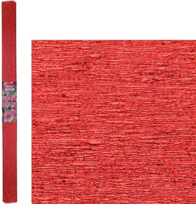 Produktbild von Spirit Krepppapier Metallic 200 x 50 cm, Farbe:rot metallic