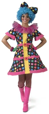 Produktbild von Funny Dolly Clownskostüm für Damen Größe: 44-46