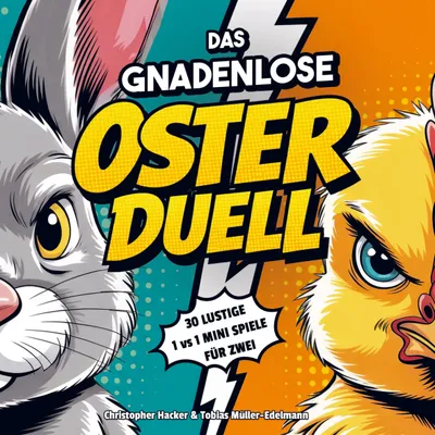 Produktbild von Oster-Duell Spiel für 2 Spieler, 30 abwechslungsreiche Duelle, spontan zu Ostern