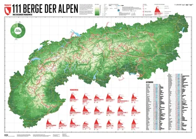 Obrázek produktu pro 111 Alpské hory 1 : 1 200 000