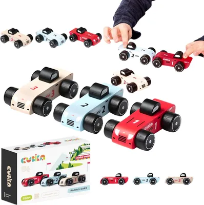 Image de Jouets en bois Voitures de course