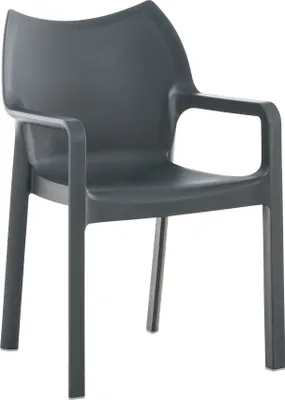 Produktbild von Stuhl HLO-CP55 dunkelgrau