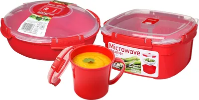 Produktbild von Sistema Mikrowellen-Set für Mikrowelle und Dampfgaren, mit Belüftungsventil