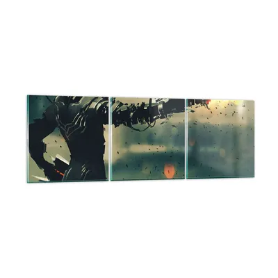 Produktbild von Bilder auf glas - Zukunft Waffe künstlerisch - 120x40cm - Glasbilder - Wandbilder - Kunstdruck - zum Aufhängen bereit - Wanddekoration aus Glas - Glas Bilder - Wandbild auf Glas - GCA120x40-3196