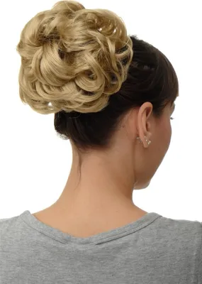 Produktbild von WIG ME UP Haarteil Dutt Haarrose Buschig Hellblond Q840-22