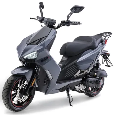 Produktbild von Motorroller 50 ccm Burnout BAD s Grau 25 km/h