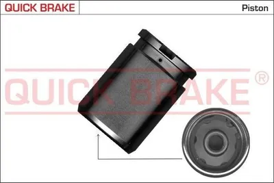 Produktbild von QUICK BRAKE Bremssattel-Kolben für VW Golf IV Schrägheck (1J1) Stahl