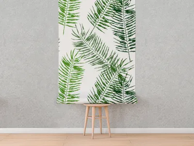 Produktbild von Coloray Fototapete 152x104 cm Latextapete Magicstick - Palm blättert floral.