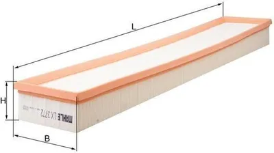 Produktbild von Lx3772 Luftfilter Fuer Porsche