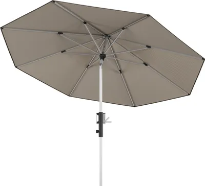 Produktbild von KNIRPS Phoenix 315 cm rund Balkonschirm 4 Farbvarianten Kurbelschirm Sonnenschirm 509 Sand