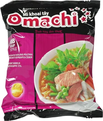 Produktbild von Omachi Instantnudeln Schweinrippchen Geschmack 79g