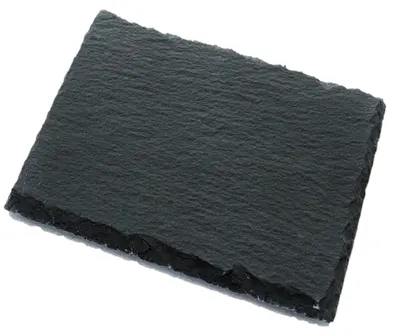 Produktbild von Schieferplatte 10 x 10cm | Deko Untersetzer Naturschiefer Gebrochen