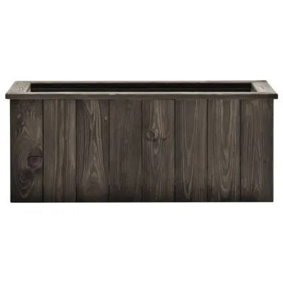 Immagine prodotto di Letto rialzato grigio scuro 74x32x30 cm in legno di pino massiccio