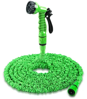 Produktbild von Gartenschlauch Dehnbarer Wasserschlauch Flexibel 7,5m - 75m Wasser Pool SchlauchFarbe:Grün;Länge:7.5 meter - 25ft