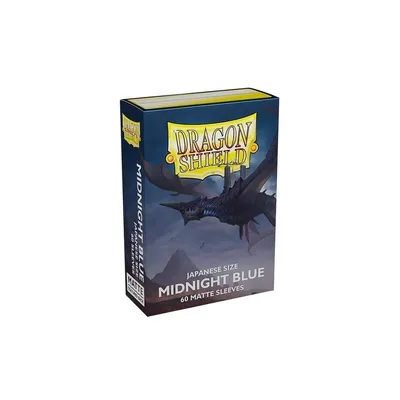 Produktbild von Dragon Shield Japanese Size Matte Sleeves - Midnight Blue (60 Sleeves)