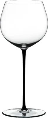Produktbild von RIEDEL 4900/97B FATTO A MANO Oaked Chardonnay Weinglas - Stiel SCHWARZ