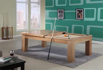 Produktbild von Pooltisch Billardtisch mit Abdeckung Tische Billard 2 i 1 Multifunktionstisch