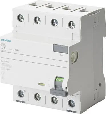 Image de Siemens Disjoncteur différentiel 4 pôles 25 A 400 V 5SV3642-6KL (5SV3642-6KL)