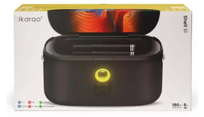 Zdjęcie produktu dla Ikarao Shell S1, 280 W, Bezprzewodowy, MicroSD (TransFlash), 3,5 mm, 25,6 cm (10.1"), Prąd przemienny, Bateria