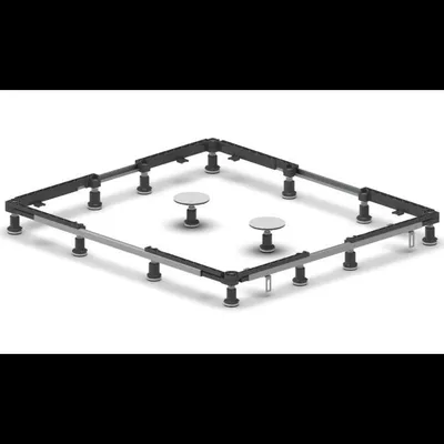 Produktbild von mabo Sanitec Montagerahmen EVO1200 101391 für Duschwannen von 700 x 700 mm bis 1250 x 1250 mm