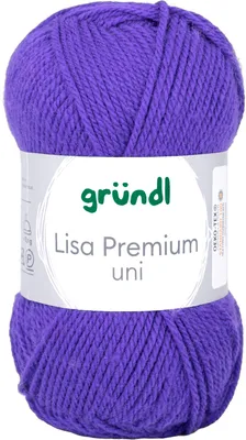 Produktbild von Wolle Lisa, 50g, 133m Dunkellila