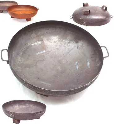 Obrázek produktu pro Ohnivá mísa 800mm Ohnivý koš Planter 44407 Podstavec pod gril 80cm Grilovací mísa Grill Grill