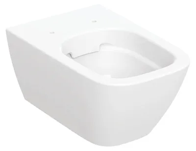 Immagine prodotto di Geberit Smyle Square WC à chasse deau basse, sans rebord, suspendu, 4,5/6l, forme fermée, 500.208.01.8, 500.208.01.8