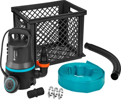 Immagine prodotto di Gardena Pompa sommersa per pozzetti 9000 - Set di drenaggio GARDENA 9041-20