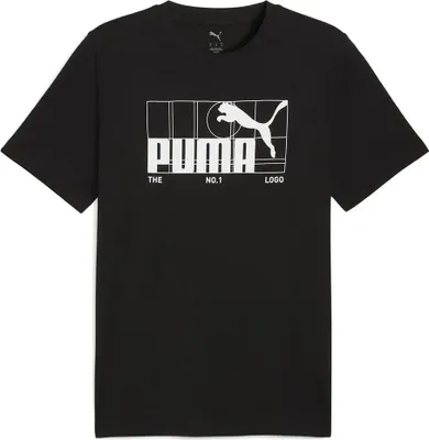 Produktbild von Puma Graphic No 1 Logo Kurzarm-t-shirt Schwarz M Herren Schwarz M