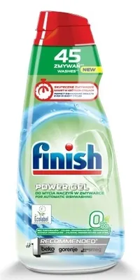 Obrázek produktu pro Finish Power Gel pro myčky nádobí 0 % 900 ml