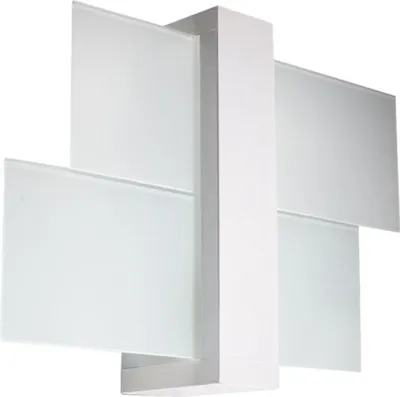 Produktbild von Wandleuchte FENIKS 1 weiß 1xE27 15W Holz/Glas 30x12x43cm Sollux Lighting